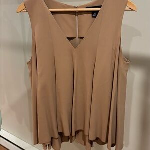 Club Monaco Tan Sleeveless Blouse